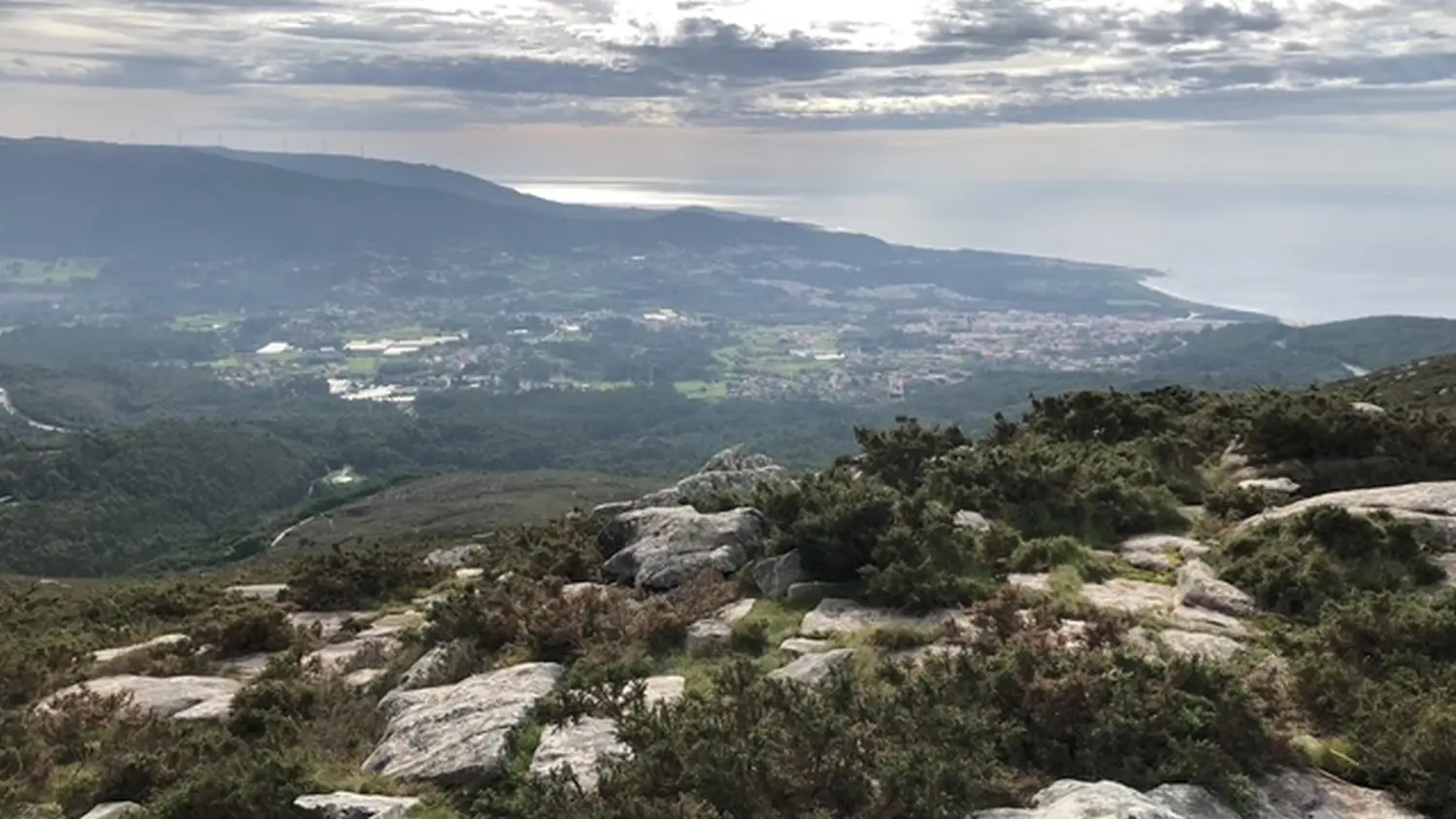 Bergblick von Casas do Minho